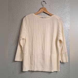Stephanie Parks Cable Knit Sweater
